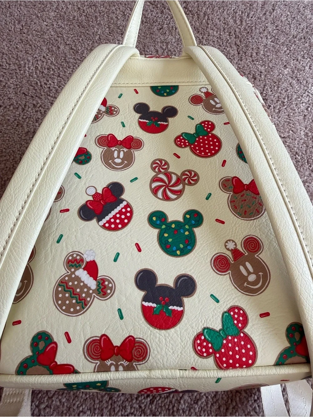 Disney Christmas cookie loungefly mini backpack